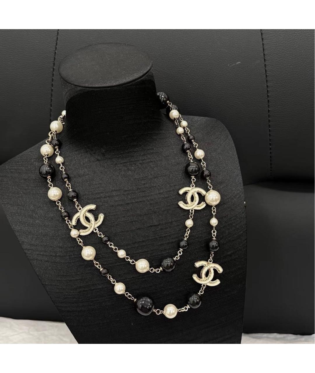 CHANEL Черная подвеска, фото 2