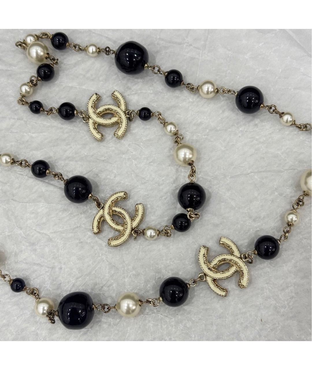 CHANEL Черная подвеска, фото 5