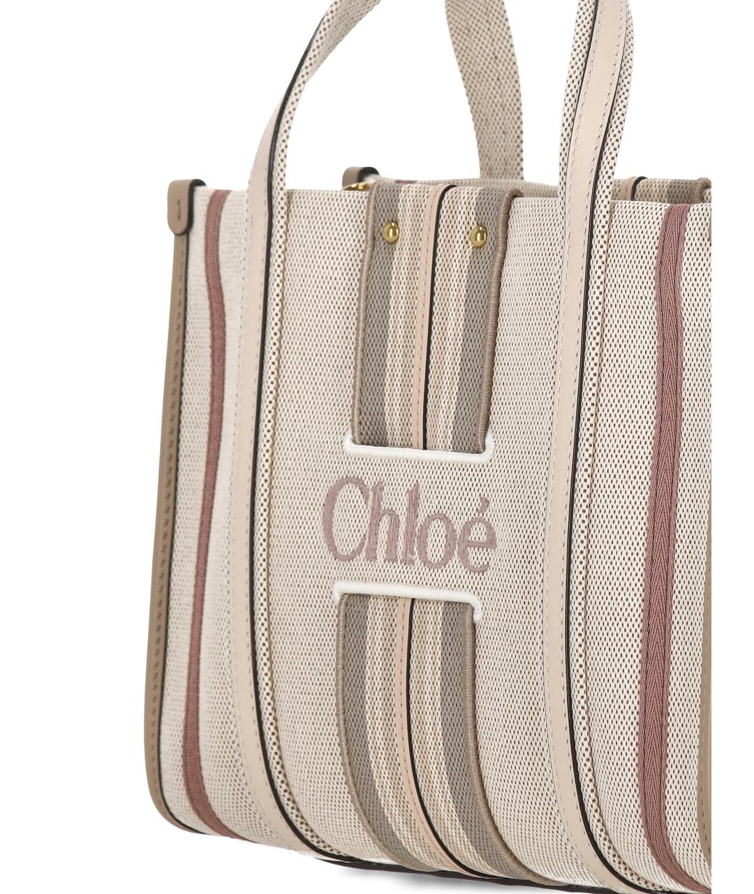 CHLOE Бежевая сумка тоут, фото 4