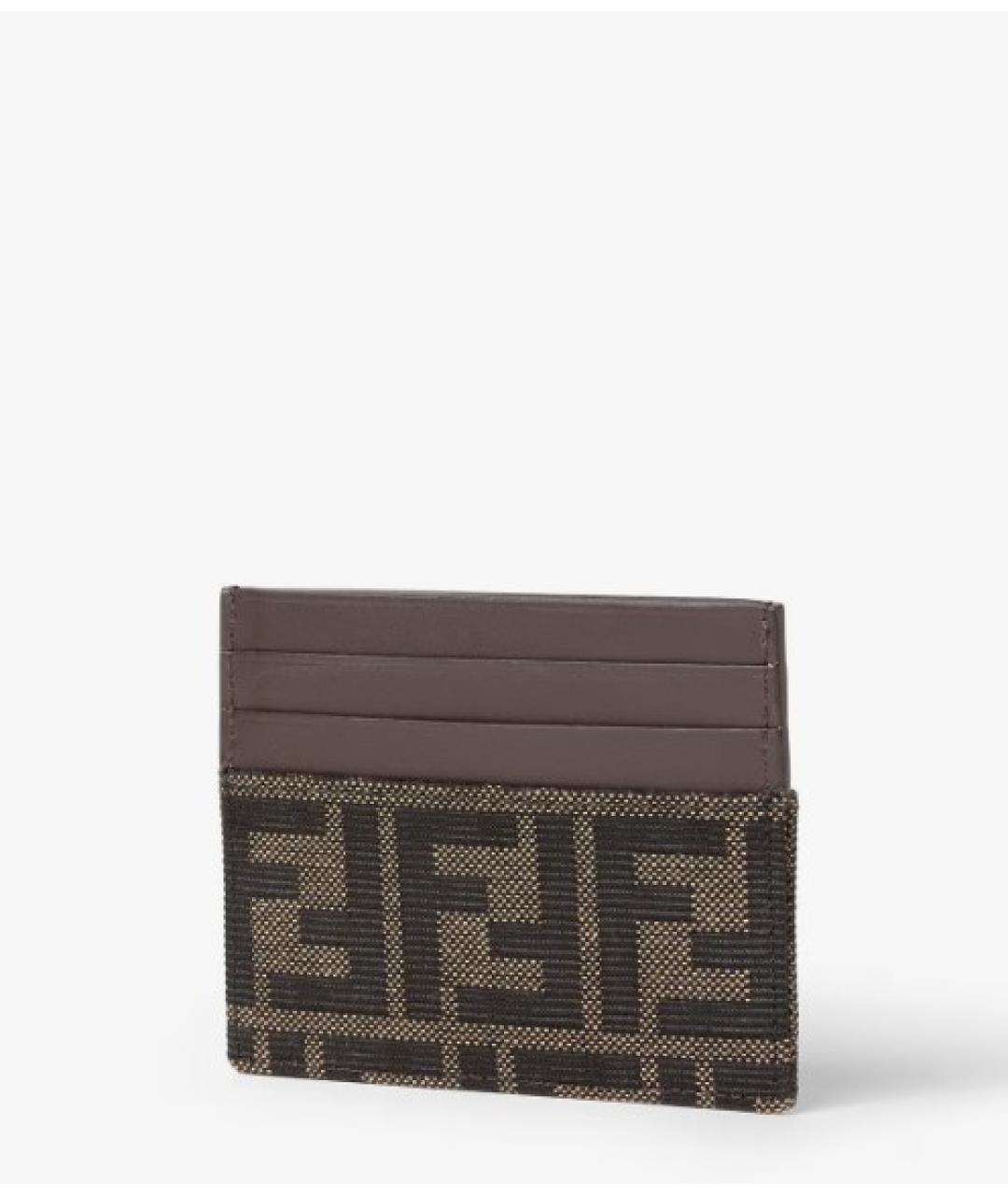 FENDI Коричневый кардхолдер, фото 2