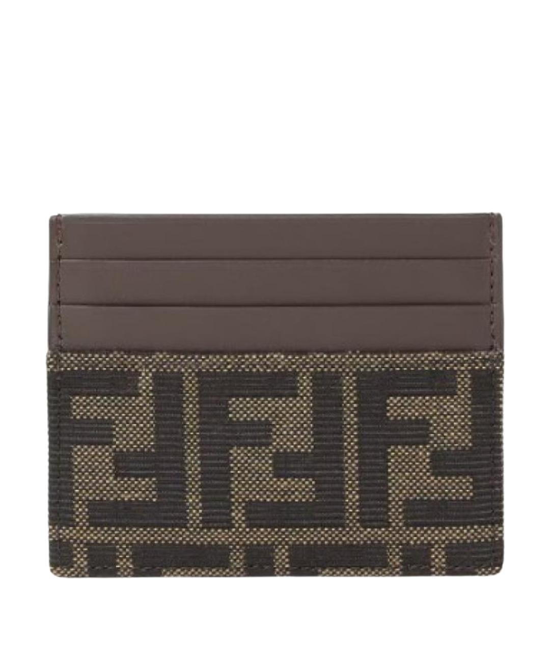 FENDI Коричневый кардхолдер, фото 1