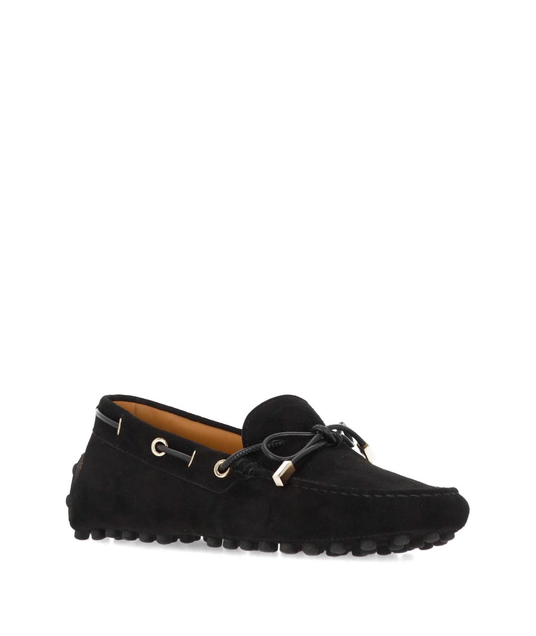 TOD'S Черные кожаные лоферы, фото 2