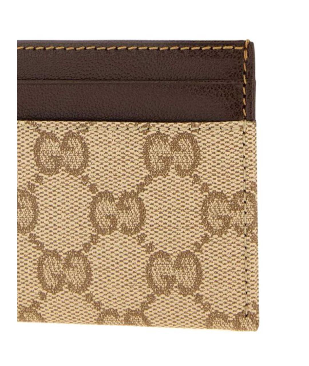 GUCCI Коричневый кардхолдер, фото 3