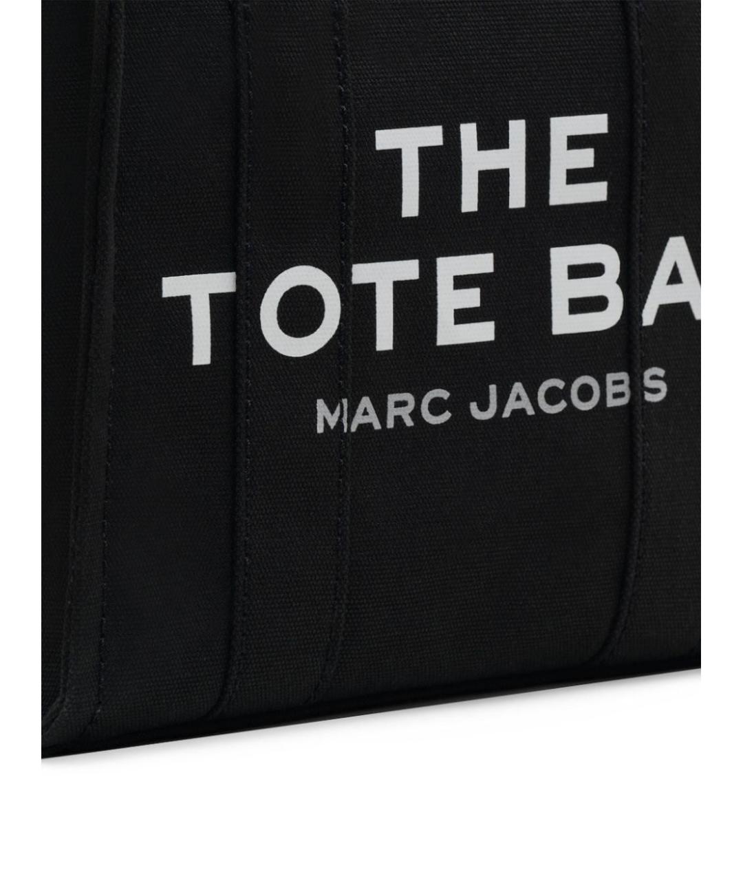 MARC JACOBS Черная хлопковая сумка тоут, фото 5