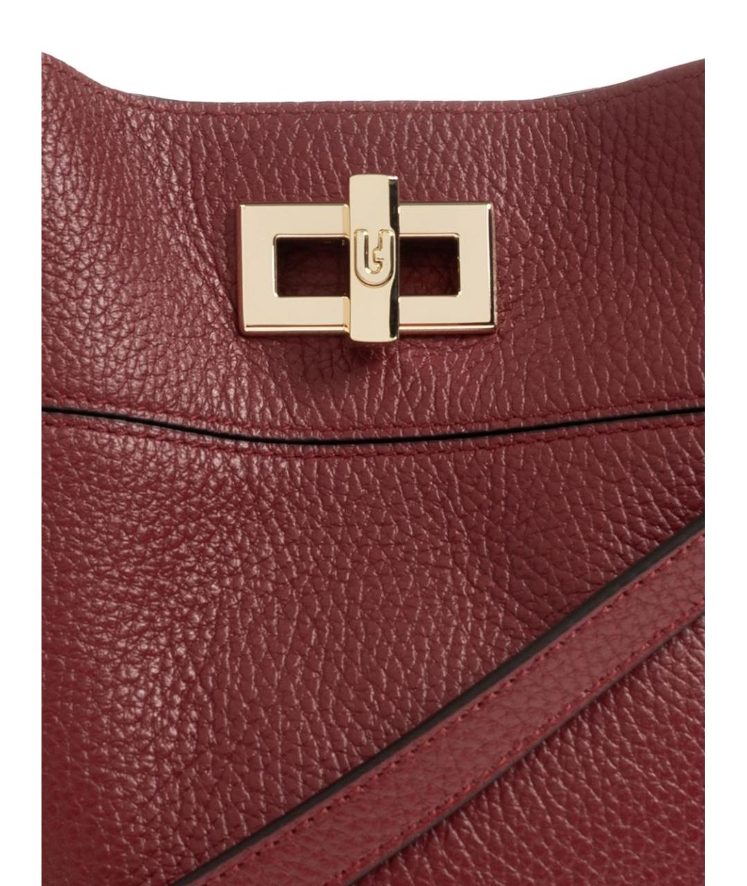 FURLA Красная кожаная сумка через плечо, фото 4