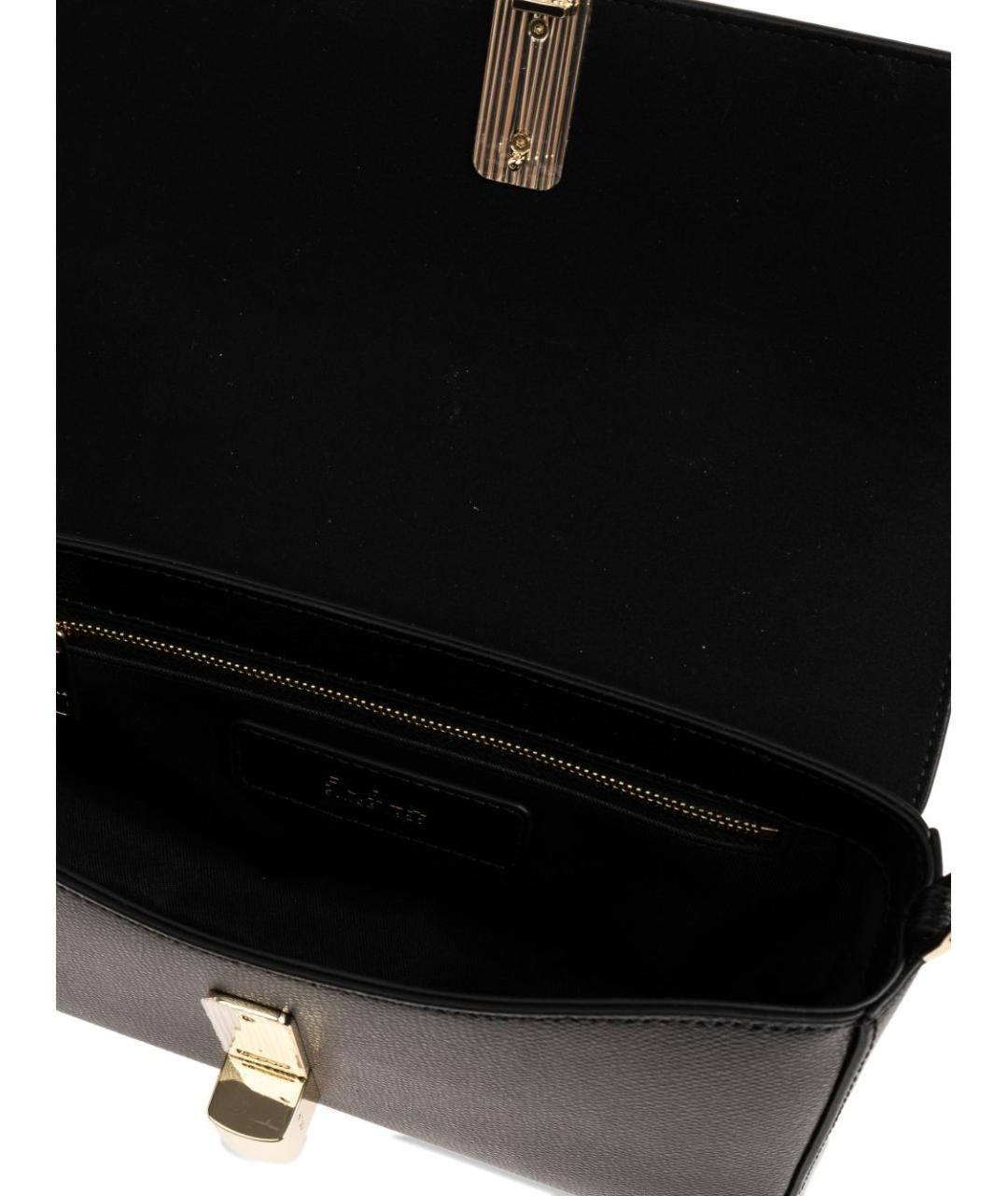 FURLA Черная кожаная сумка через плечо, фото 4