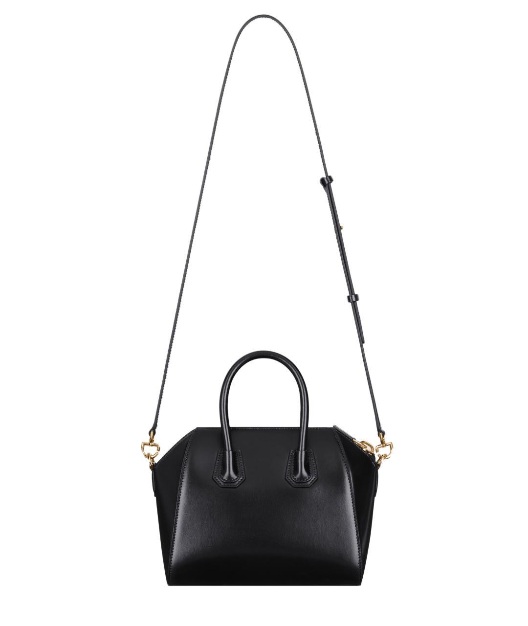 GIVENCHY Черная кожаная сумка тоут, фото 2
