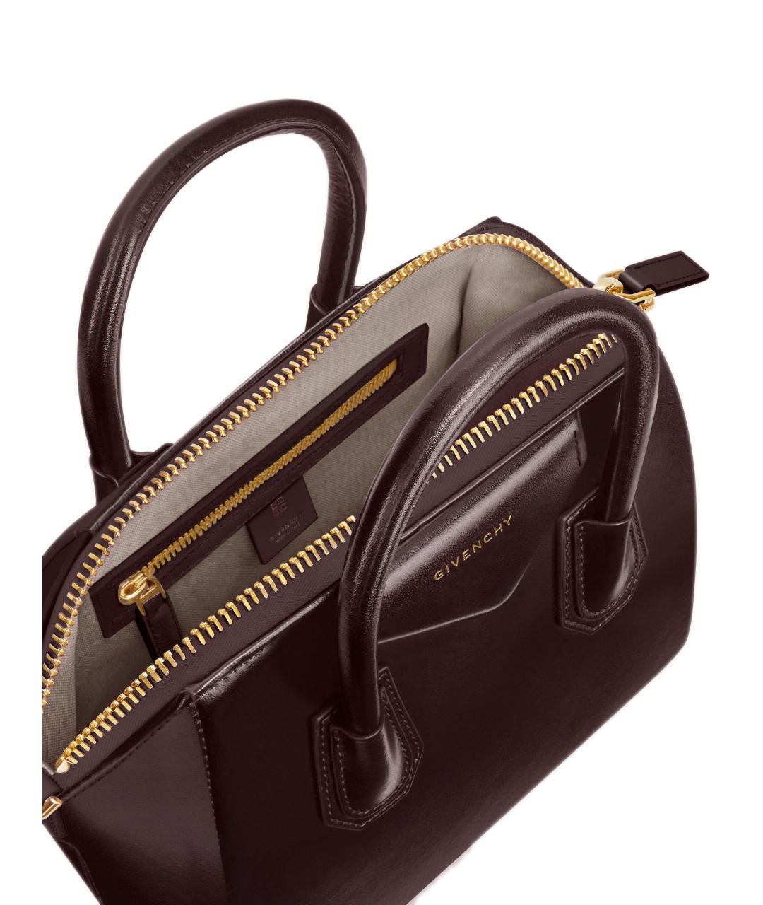GIVENCHY Красная кожаная сумка тоут, фото 4