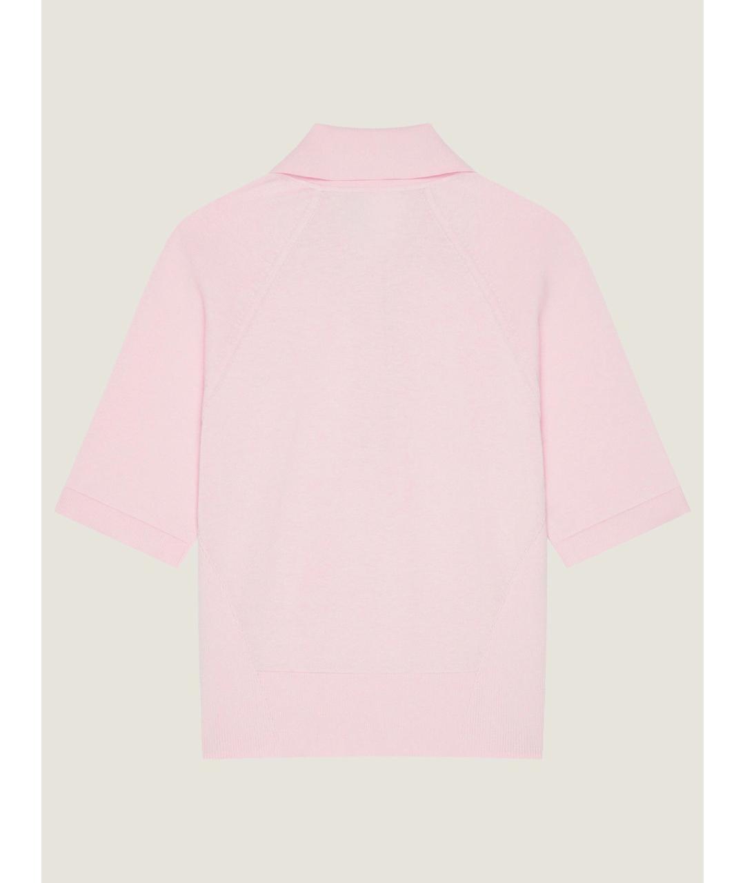 GIVENCHY Розовая хлопковая футболка, фото 3