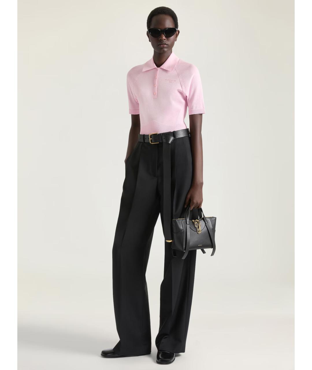 GIVENCHY Розовая хлопковая футболка, фото 2