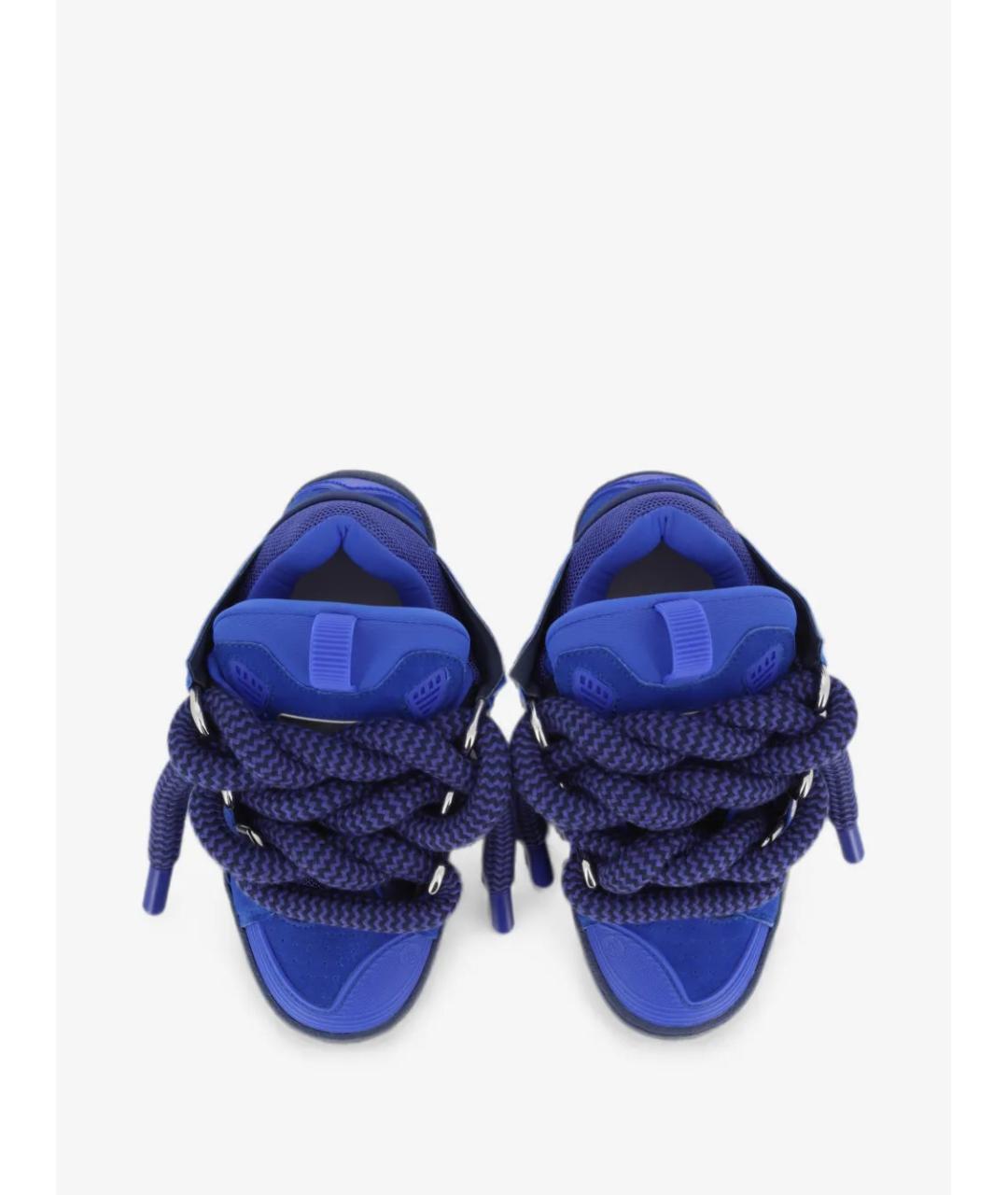 LANVIN Синие кеды, фото 4