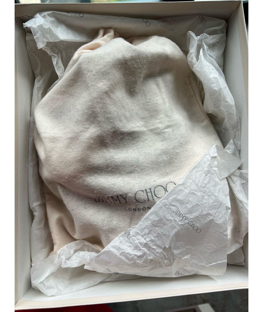 JIMMY CHOO Черные замшевые босоножки, фото 4