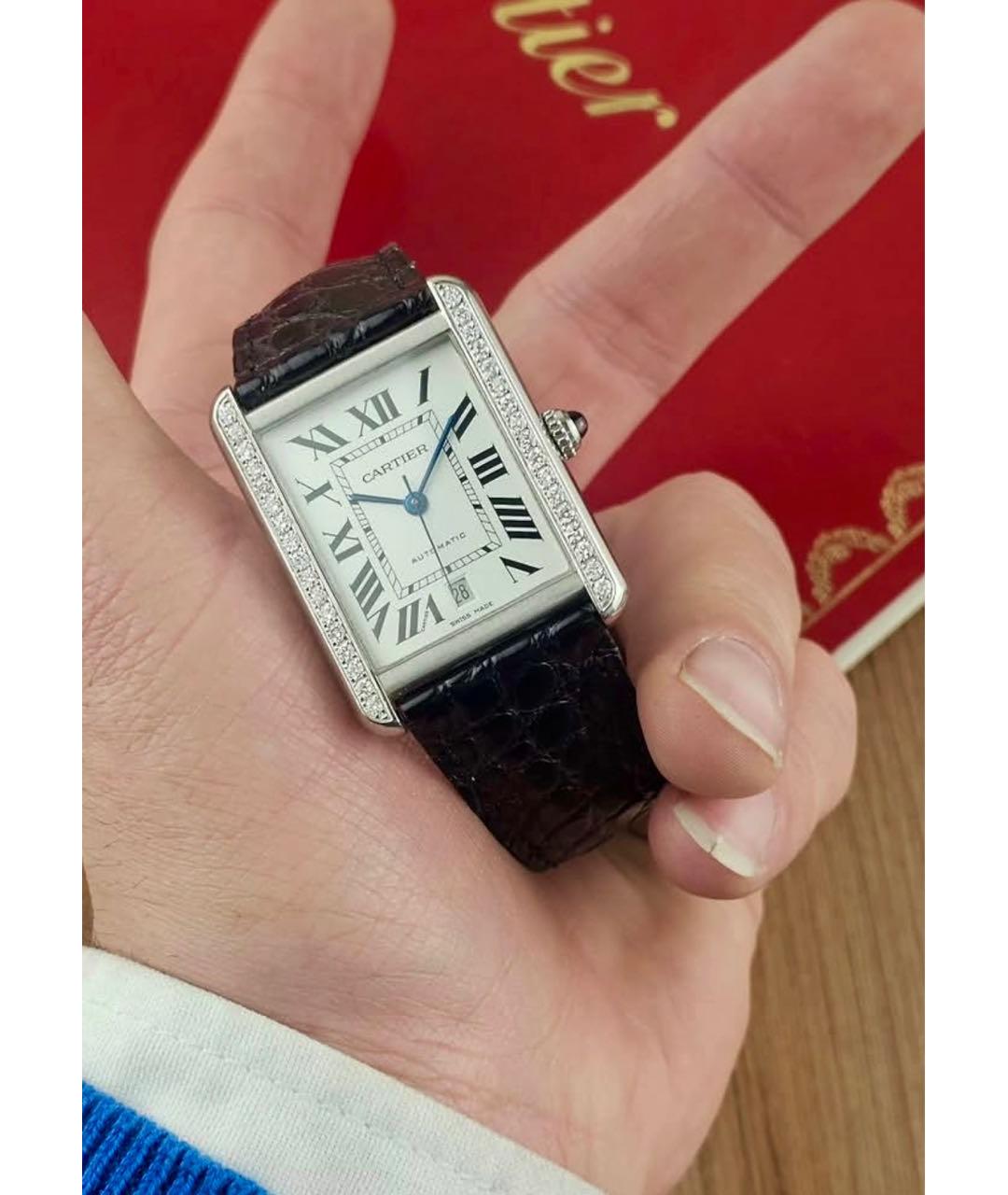 CARTIER Серебряные металлические часы, фото 3