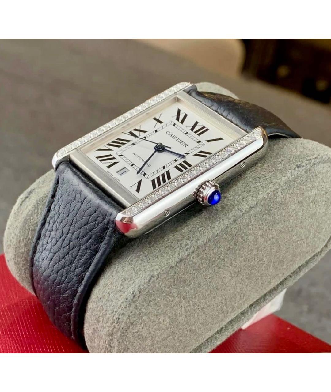 CARTIER Серебряные металлические часы, фото 7