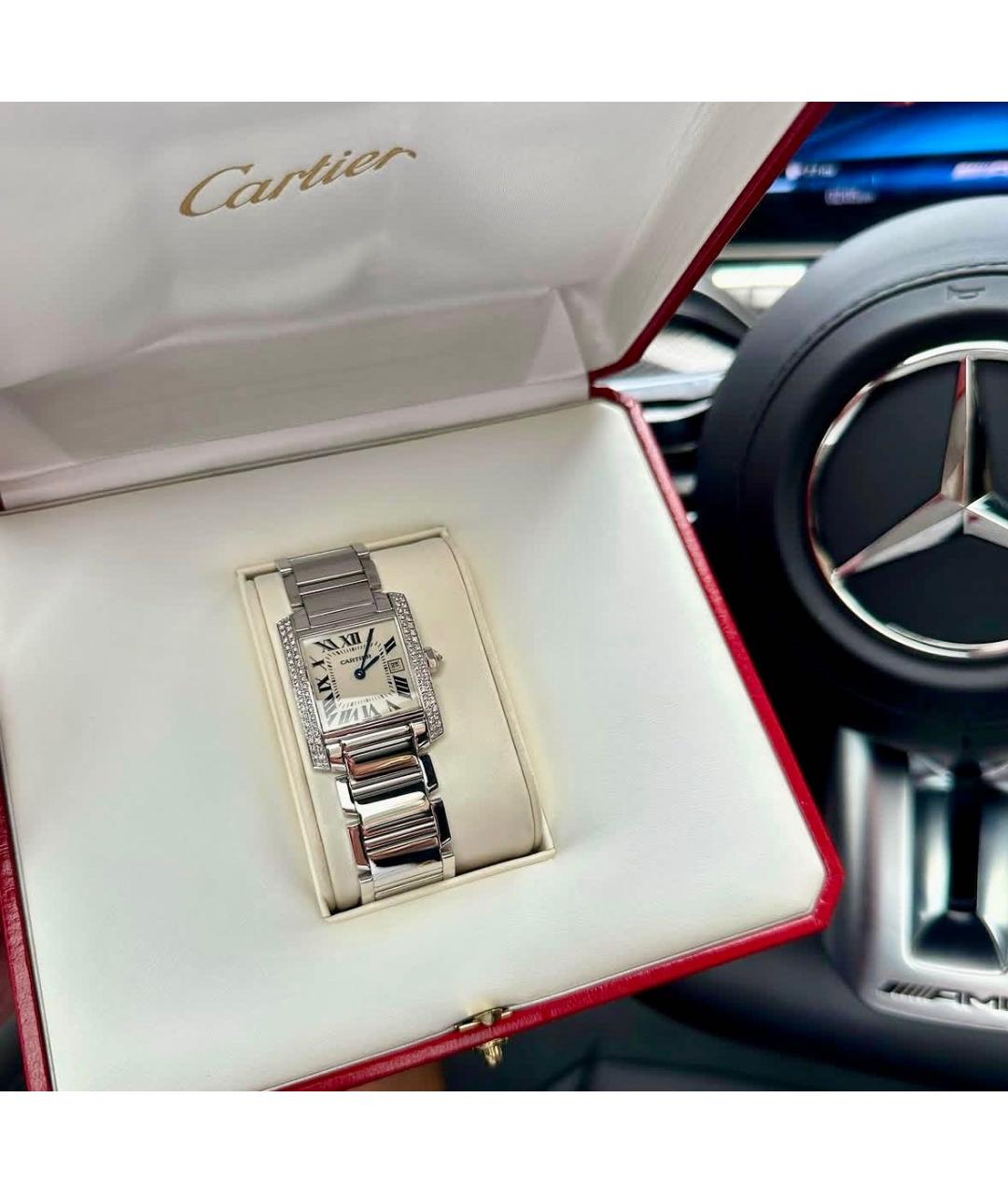 CARTIER Серебряные металлические часы, фото 3