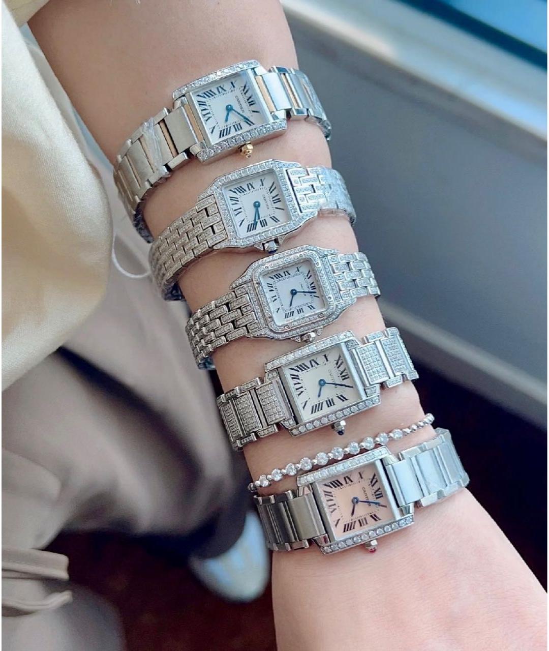 CARTIER Серебряные металлические часы, фото 8