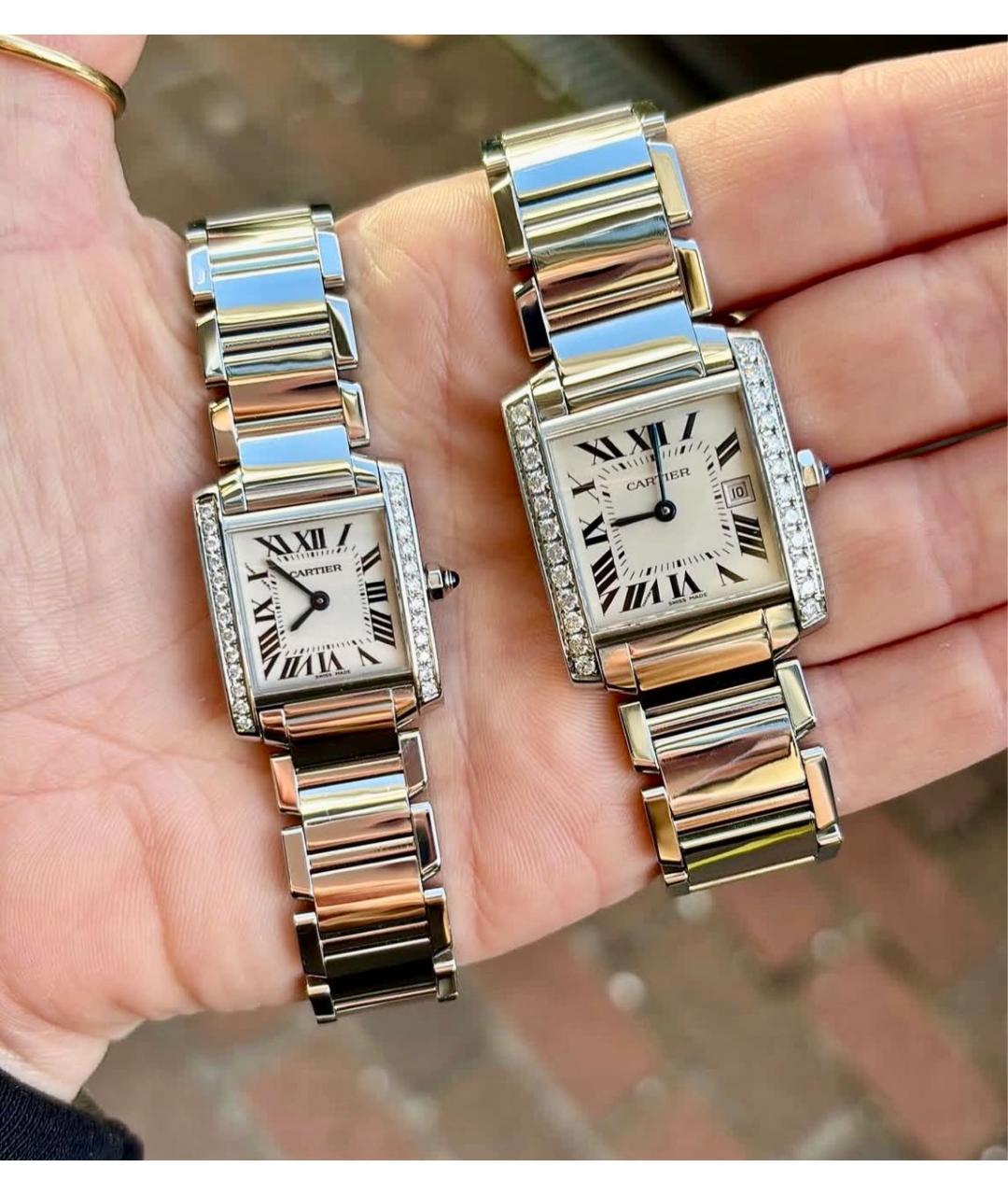 CARTIER Серебряные металлические часы, фото 2