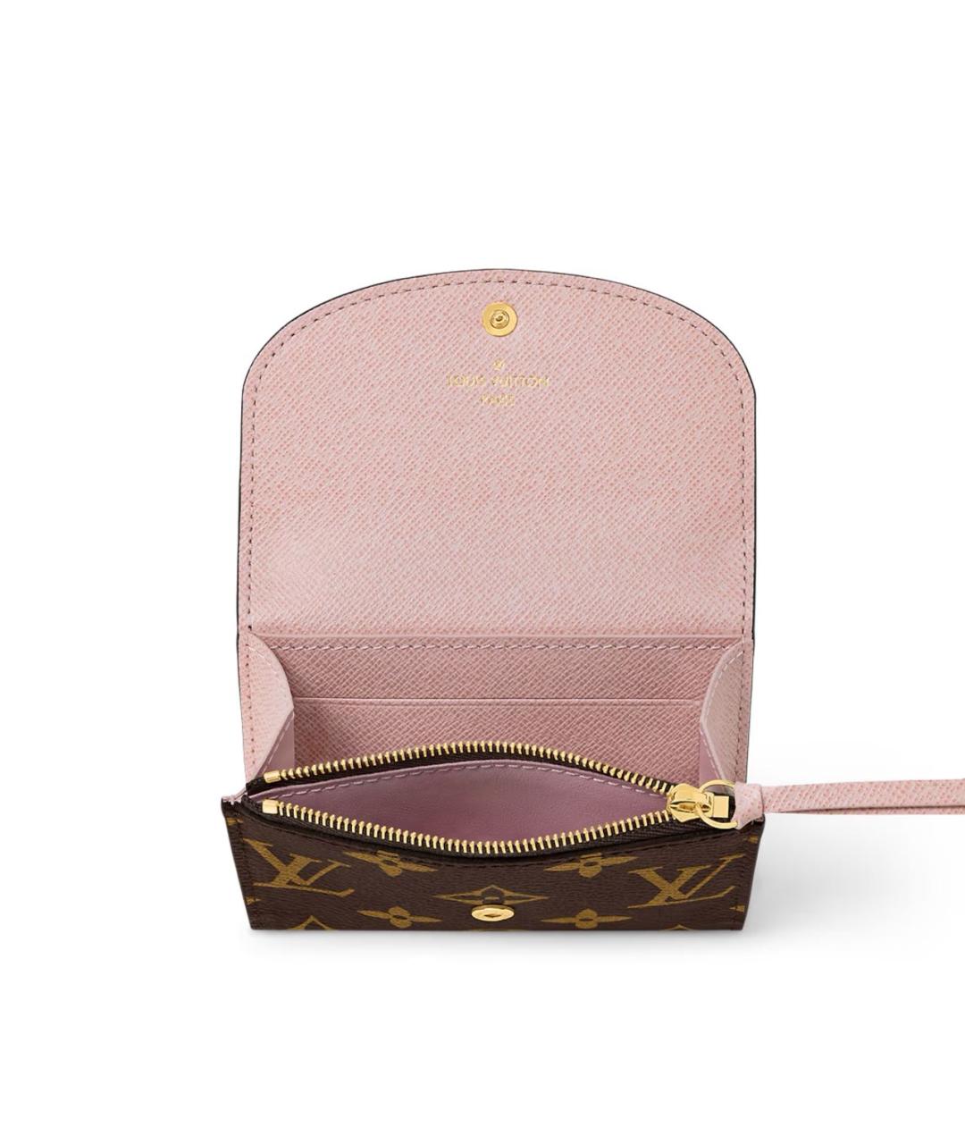 LOUIS VUITTON Коричневый кошелек, фото 3