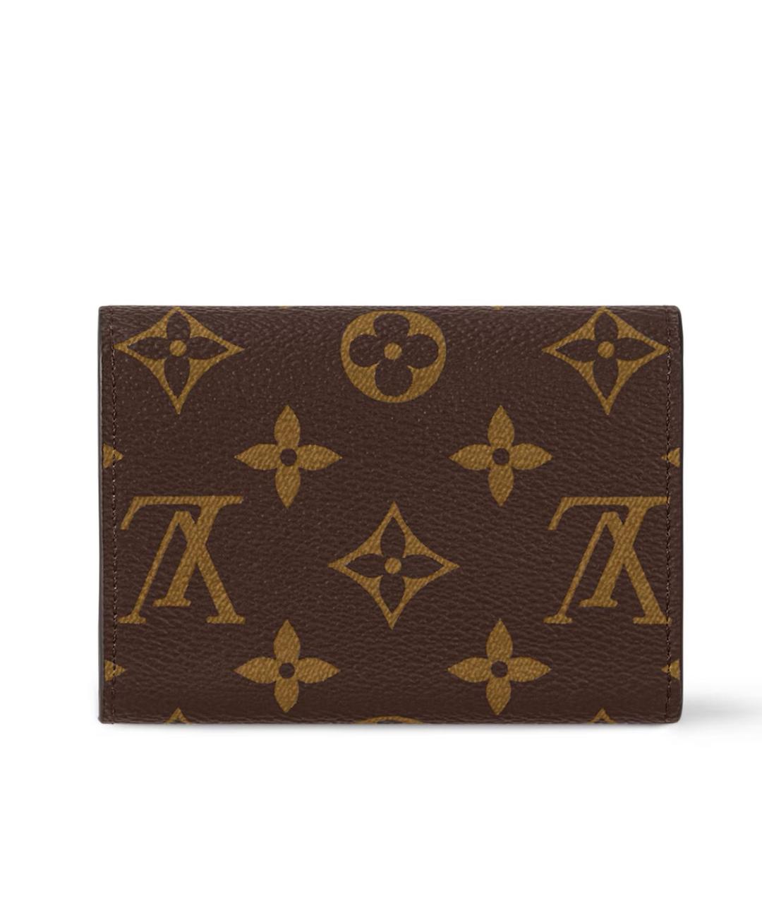 LOUIS VUITTON Коричневый кошелек, фото 5