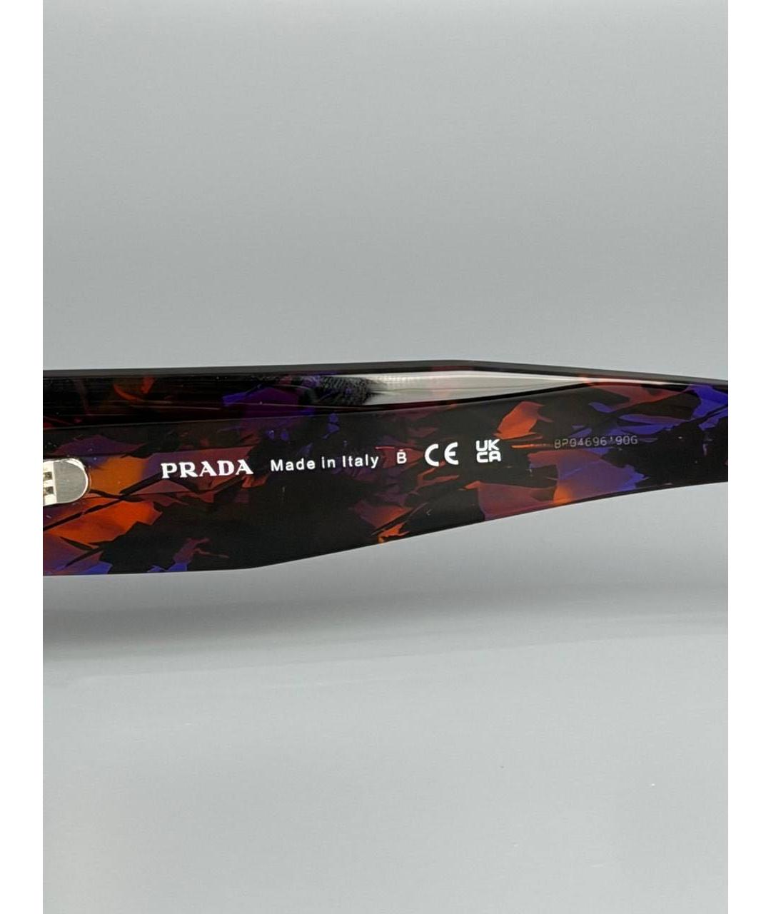 PRADA Мульти пластиковые солнцезащитные очки, фото 7