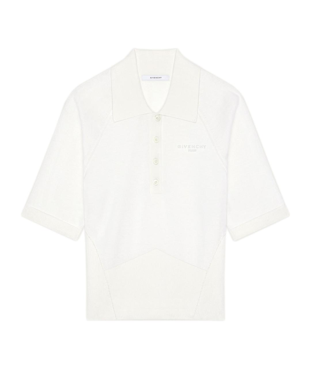 GIVENCHY Белая хлопковая футболка, фото 1