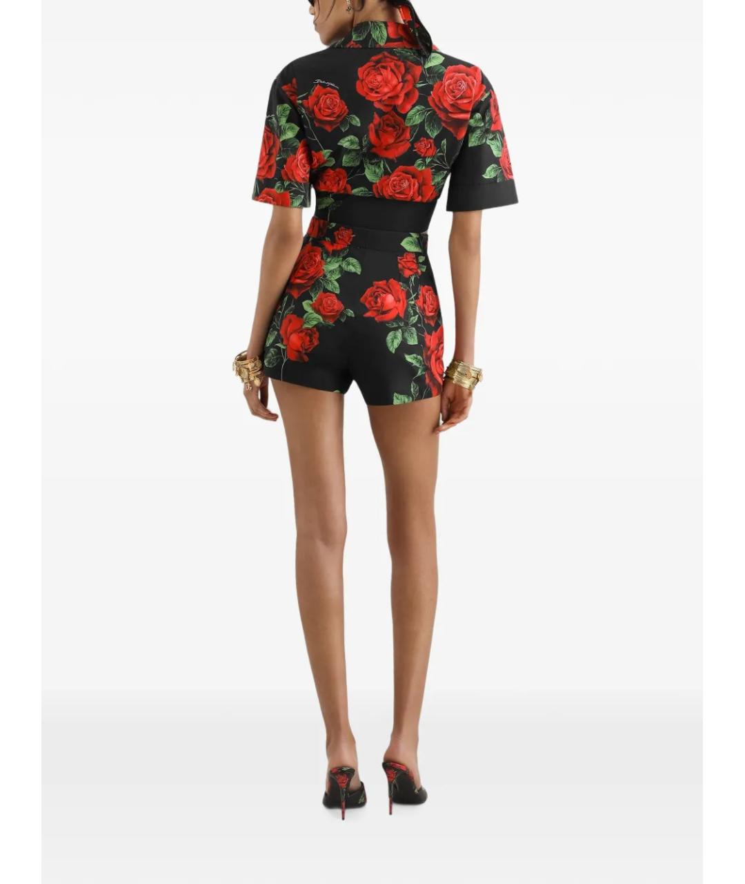 DOLCE&GABBANA Черная хлопковая рубашка, фото 3
