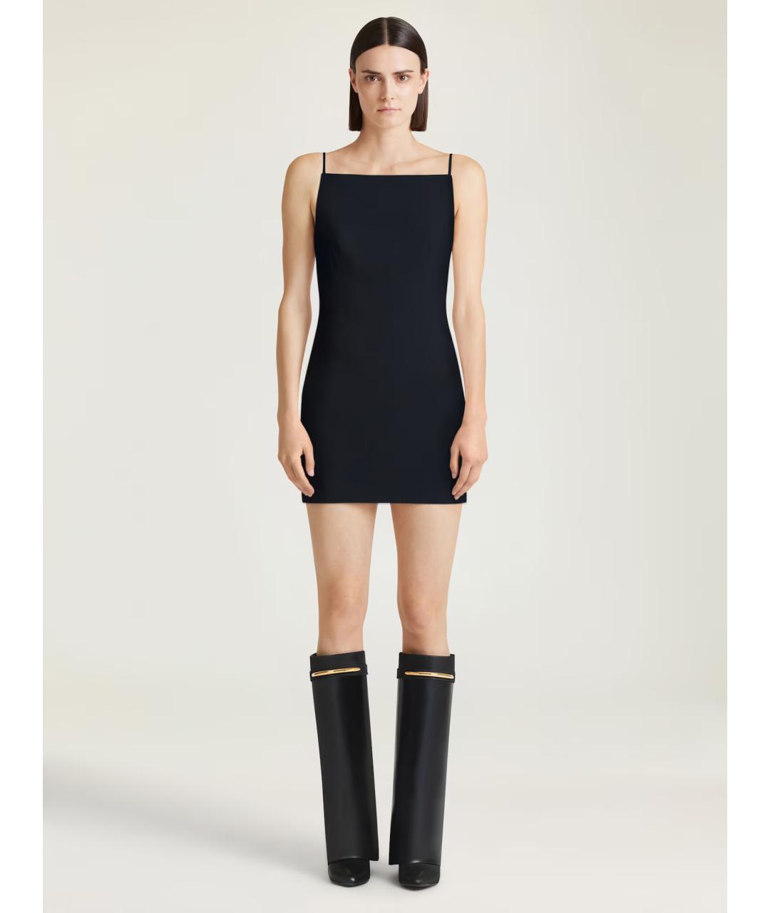 GIVENCHY Черное вискозное вечернее платье, фото 2