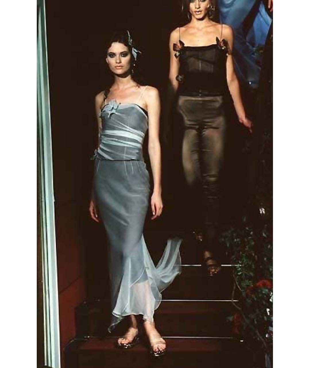 DOLCE&GABBANA Черные кожаные босоножки, фото 7