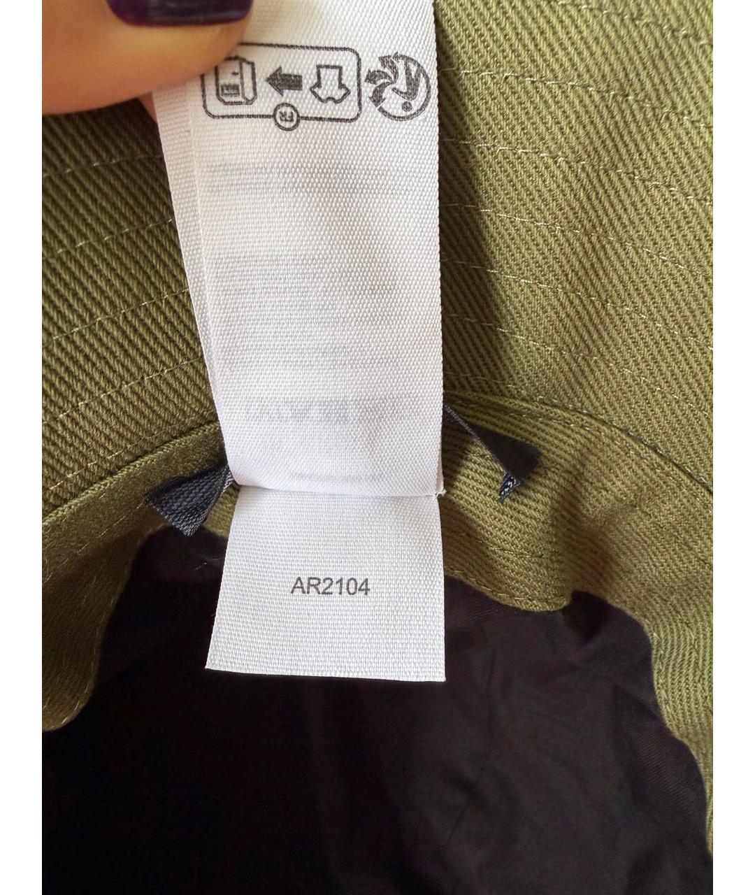 JACQUEMUS Хаки хлопковая шляпа, фото 5