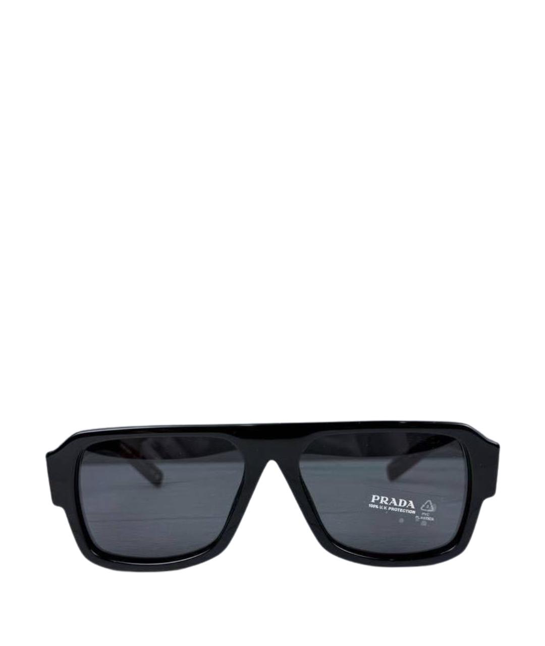 PRADA Красные пластиковые солнцезащитные очки, фото 1