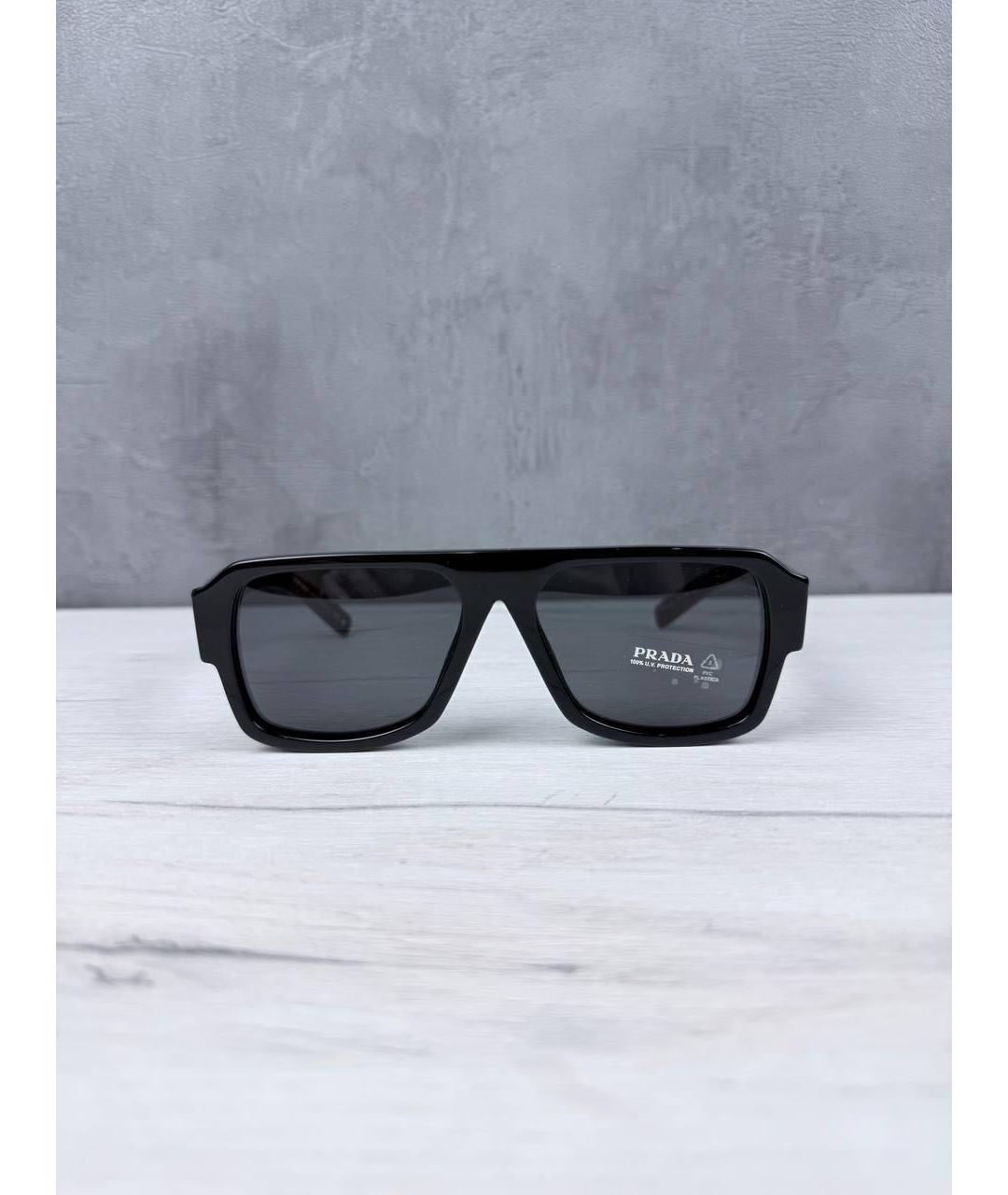 PRADA Красные пластиковые солнцезащитные очки, фото 7