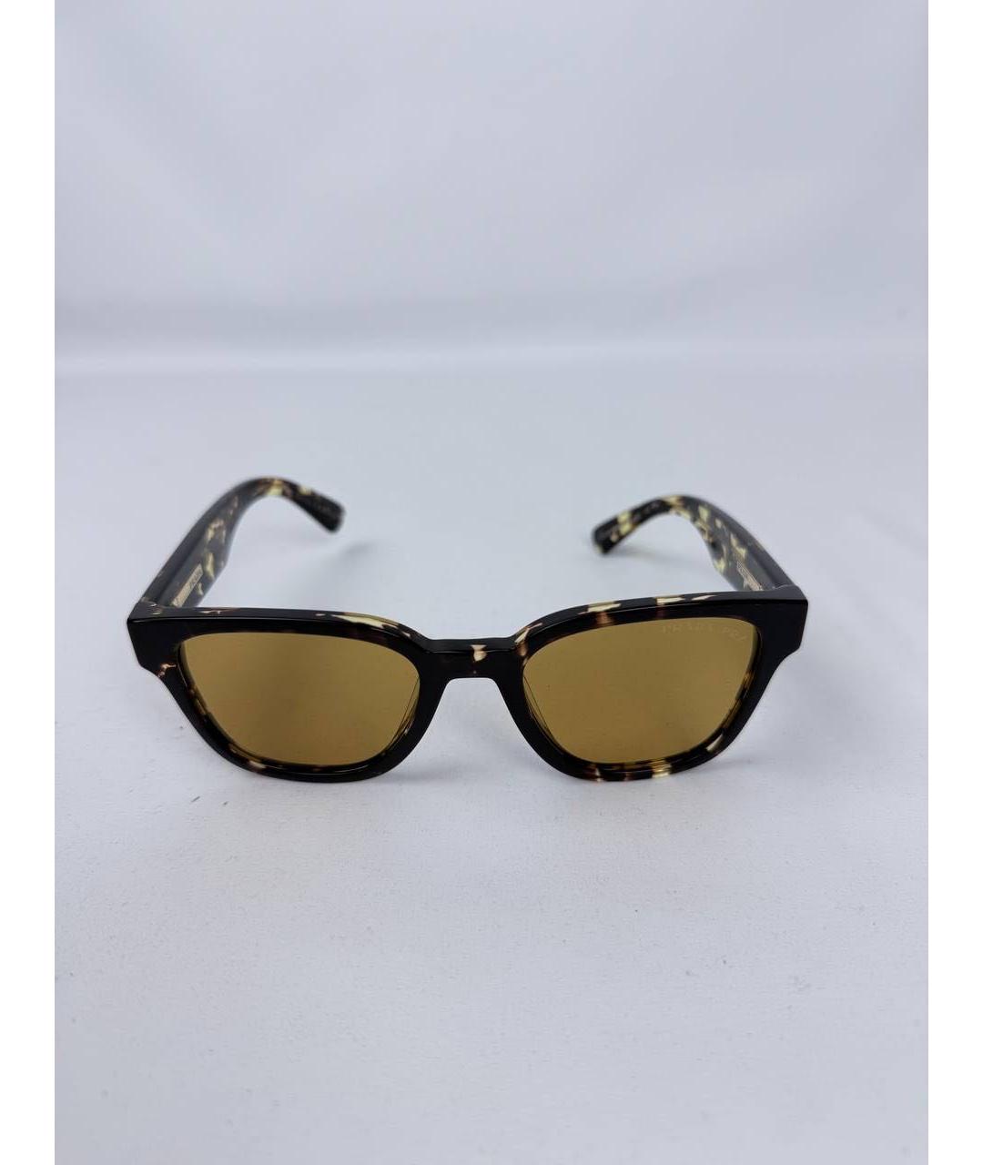 PRADA Черные пластиковые солнцезащитные очки, фото 4