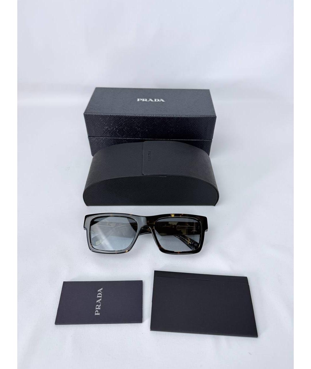PRADA Мульти пластиковые солнцезащитные очки, фото 6