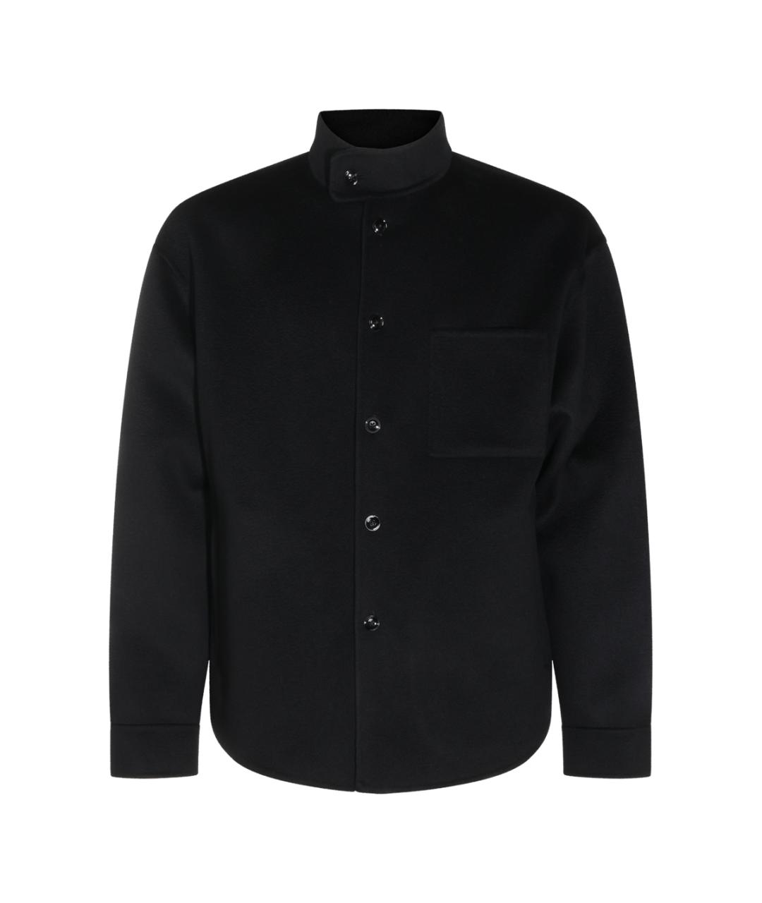 GIORGIO ARMANI Черная кашемировая куртка, фото 1
