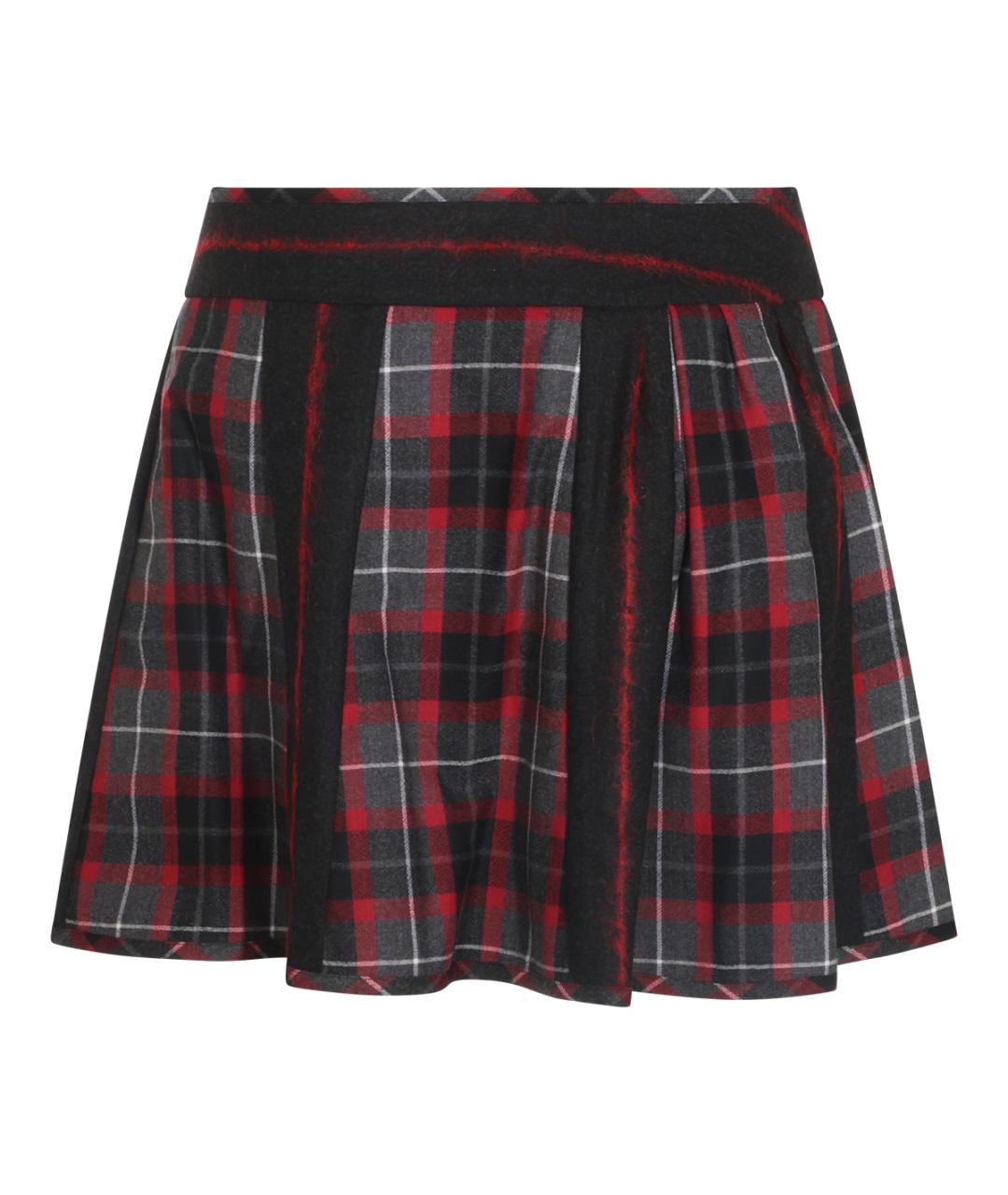 VIVIENNE WESTWOOD Мульти шерстяная юбка мини, фото 4