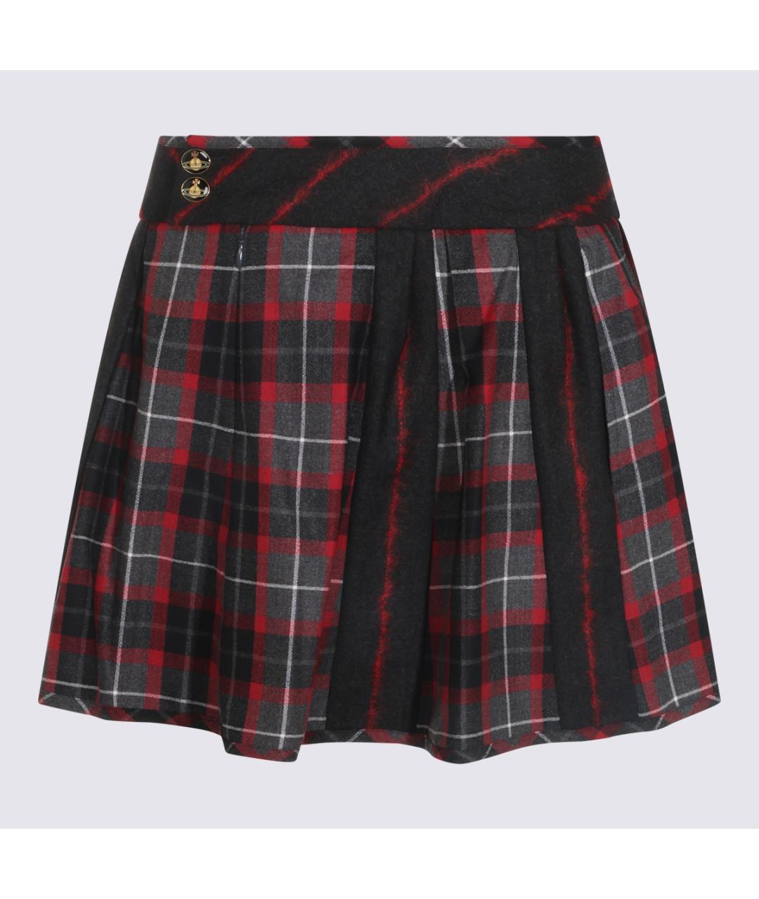 VIVIENNE WESTWOOD Мульти шерстяная юбка мини, фото 2