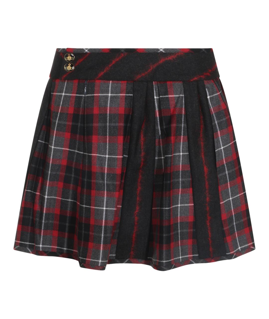 VIVIENNE WESTWOOD Мульти шерстяная юбка мини, фото 1