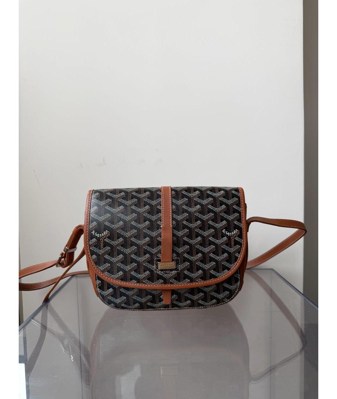 GOYARD Черная сумка тоут из кожи аллигатора, фото 9