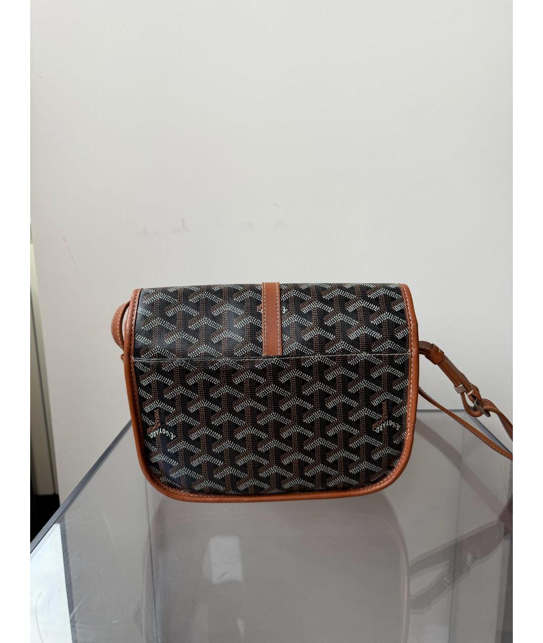 GOYARD Черная сумка тоут из кожи аллигатора, фото 4