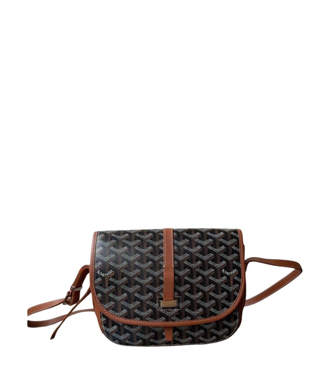 GOYARD Черная сумка тоут из кожи аллигатора, фото 1