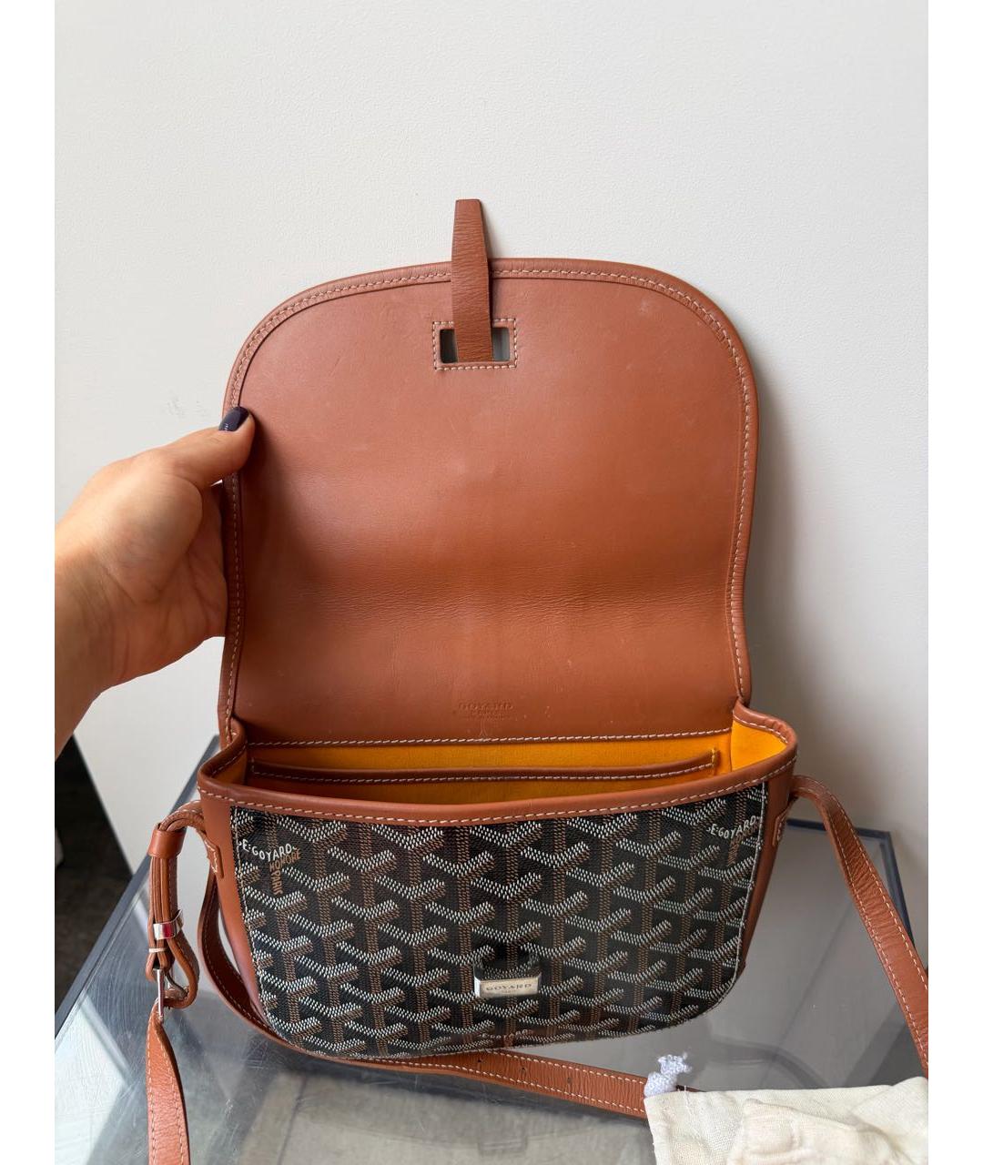 GOYARD Черная сумка тоут из кожи аллигатора, фото 7