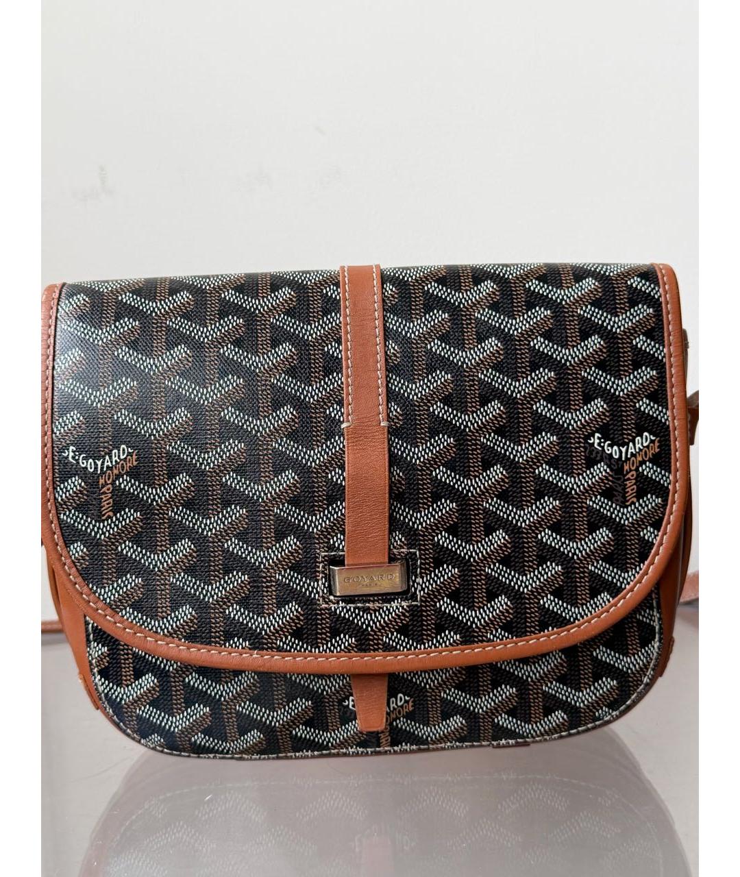 GOYARD Черная сумка тоут из кожи аллигатора, фото 2