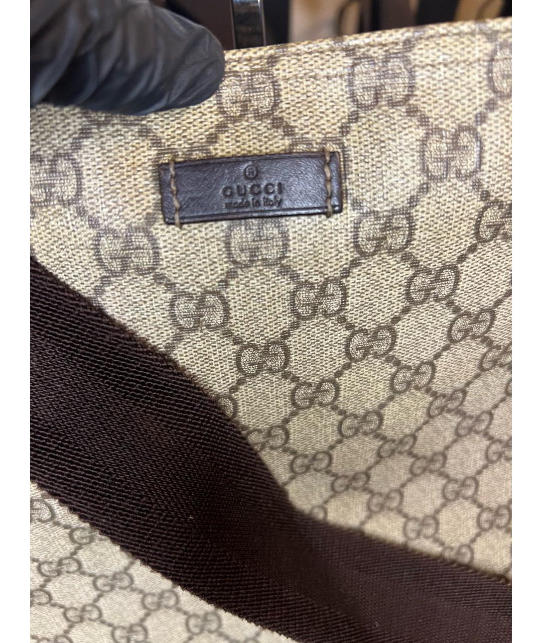 GUCCI Коричневая сумка на плечо, фото 2