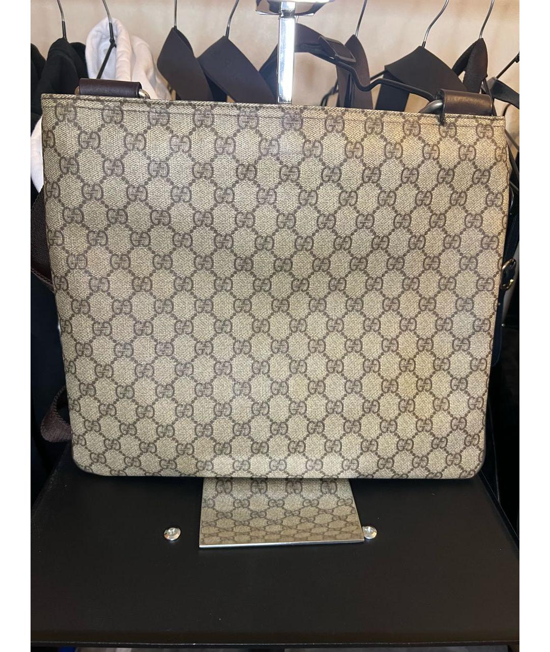 GUCCI Коричневая сумка на плечо, фото 3