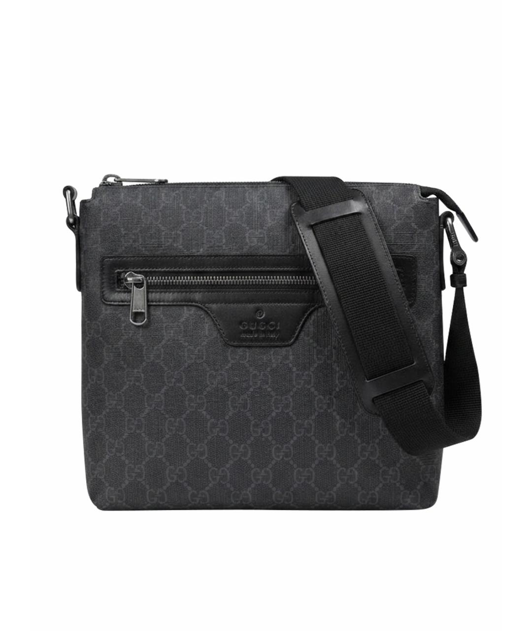 GUCCI Черная барсетка, фото 1