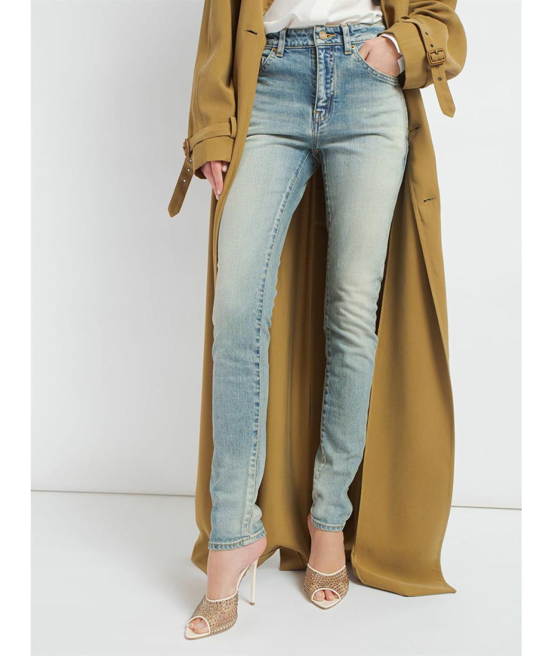 SAINT LAURENT Белые мюли, фото 7