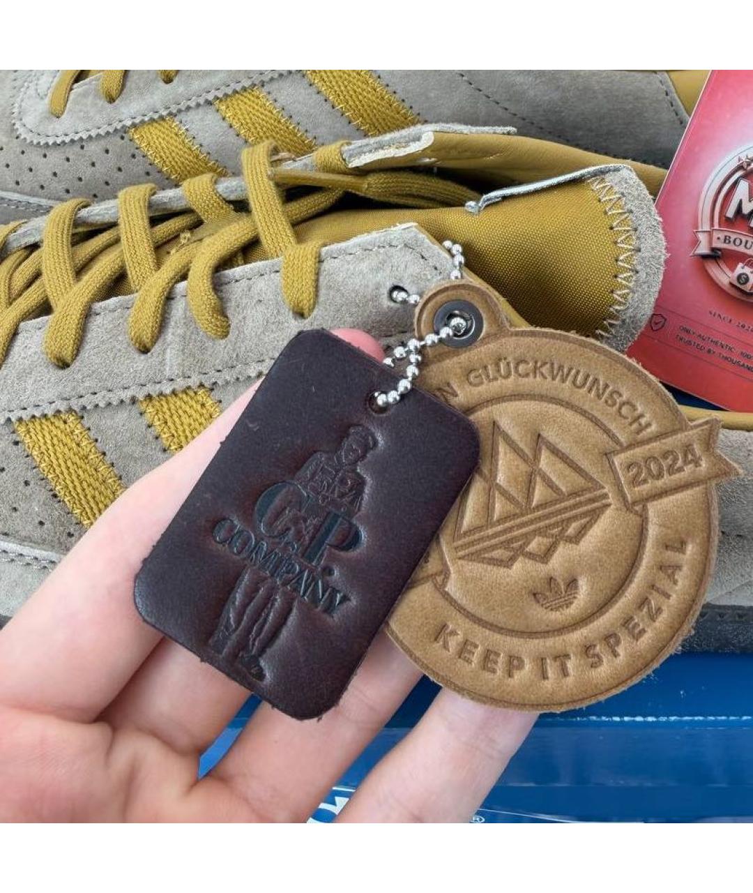 CP COMPANY Бежевые низкие кроссовки / кеды, фото 3