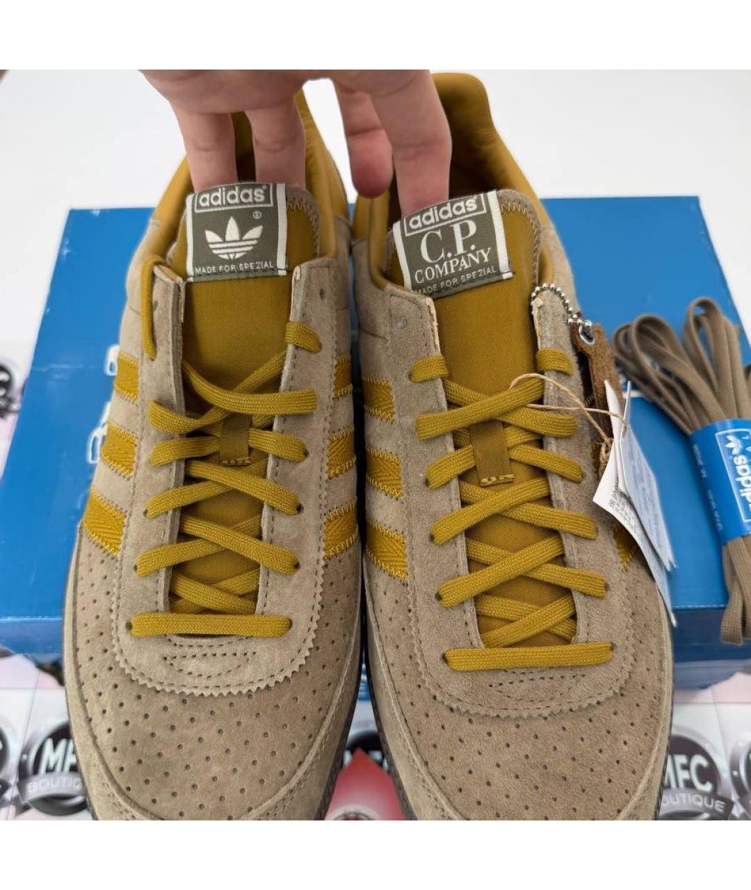 CP COMPANY Бежевые низкие кроссовки / кеды, фото 7