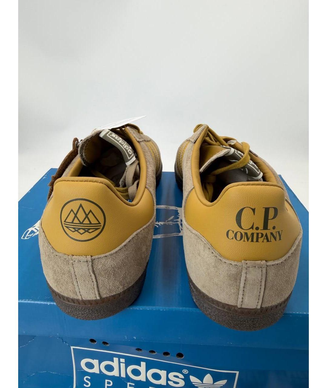 CP COMPANY Бежевые низкие кроссовки / кеды, фото 5