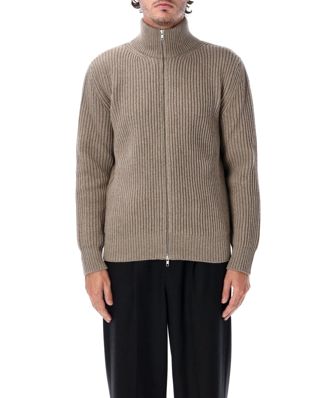 MM6 MAISON MARGIELA Бежевый шерстяной кардиган, фото 1
